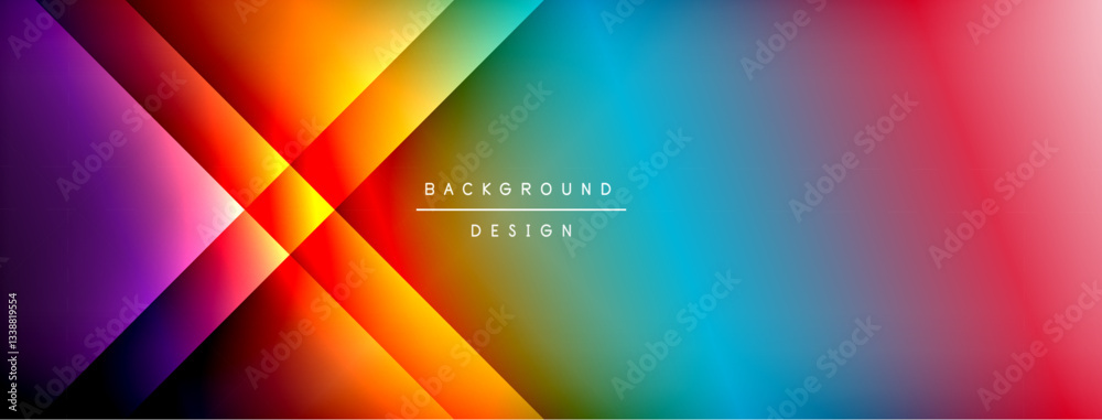 Colorful gradient with lines made of shadow and light. Creative background Colorful gradient with lines made of shadow and light. Creative background
