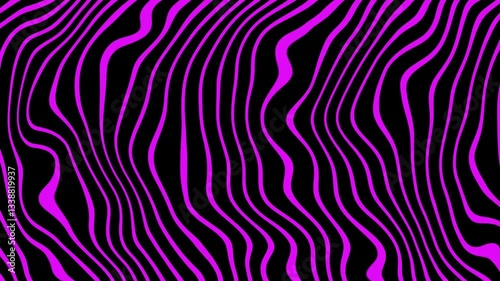 The line effect is transmitted with loop animation