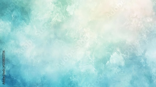 Wallpaper Mural Abstract Pastel Blue Green Watercolor Background Texture with Soft Hues and Subtle Details for a Peaceful Atmosphere Illustration Style in a Subtle Design Pattern for Wallpaper or Backdrop Usage and Torontodigital.ca
