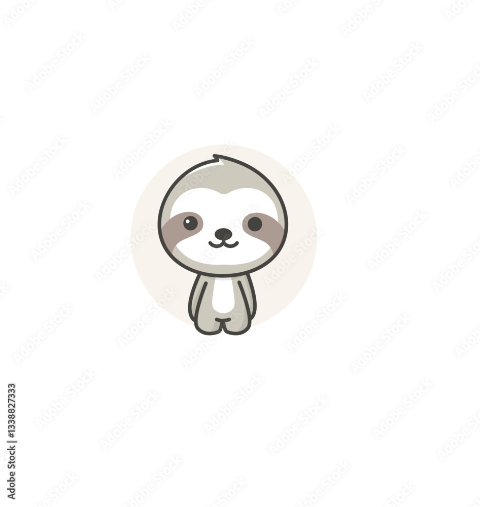 Cute Pixel Art Sloth Illustration Cute Pixel Art Sloth Illustration
