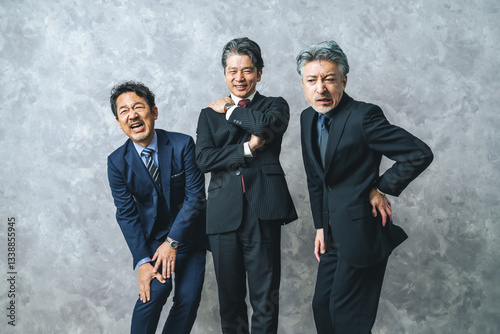 膝痛・肩こり・腰痛を発症した中高年男性ビジネスパーソンのグループ