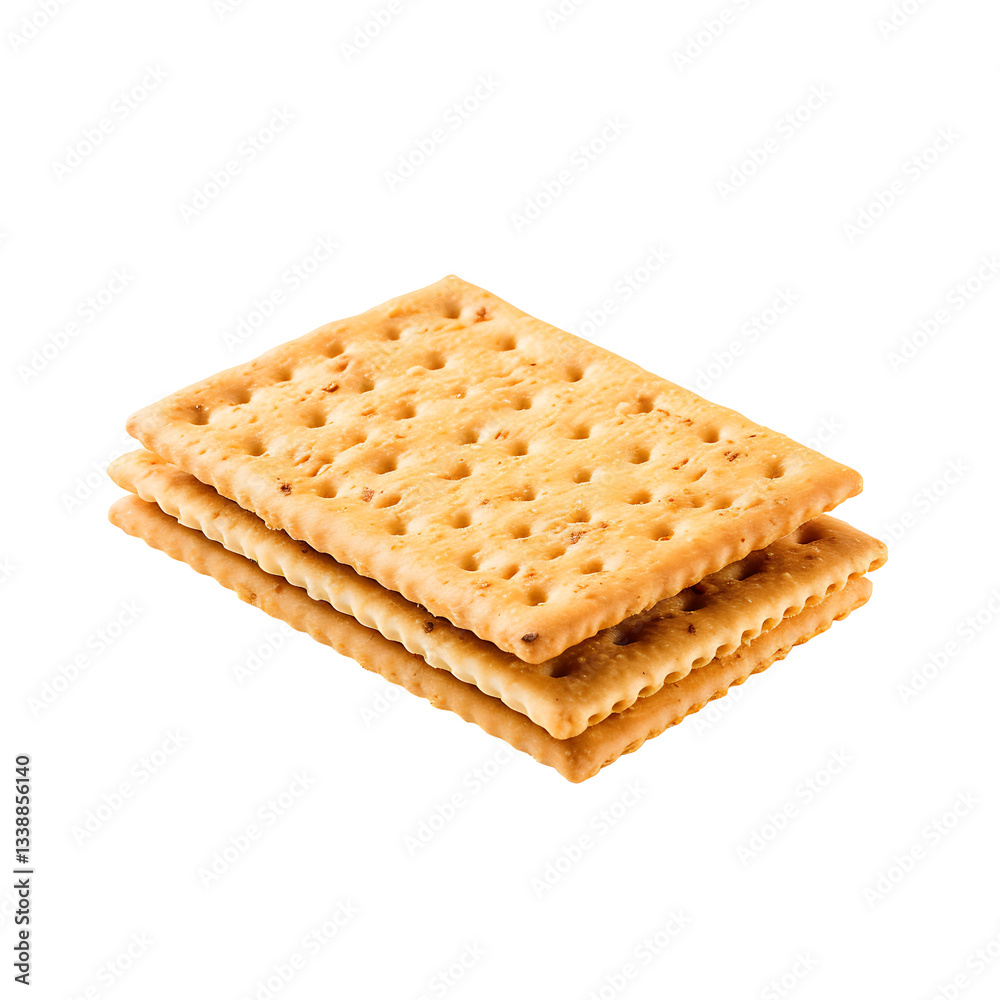 Baking Sheet with Graham Crackers white and transparent background Baking Sheet with Graham Crackers white and transparent background