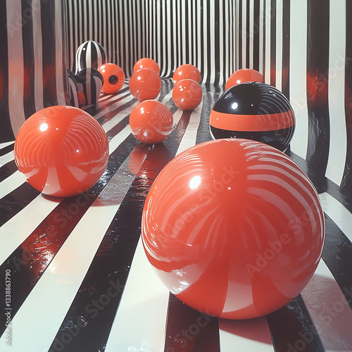 3d shapes abstract 