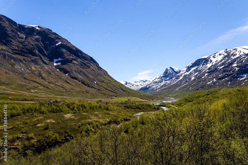Fototapeta premium Sognefjellet - Norwegische Landschaftsroute 23