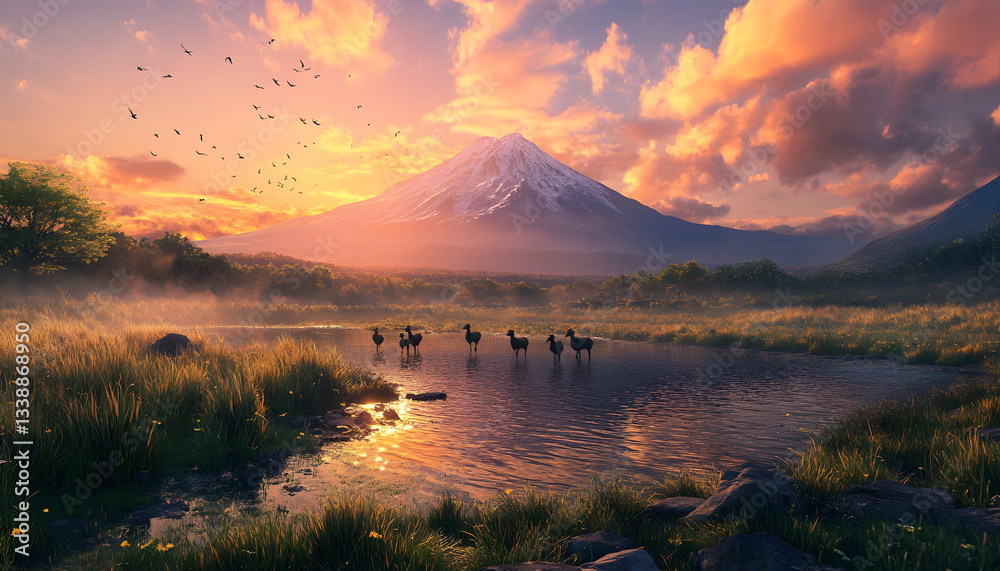 Fototapeta premium Explore the wild beauty of majestic nature