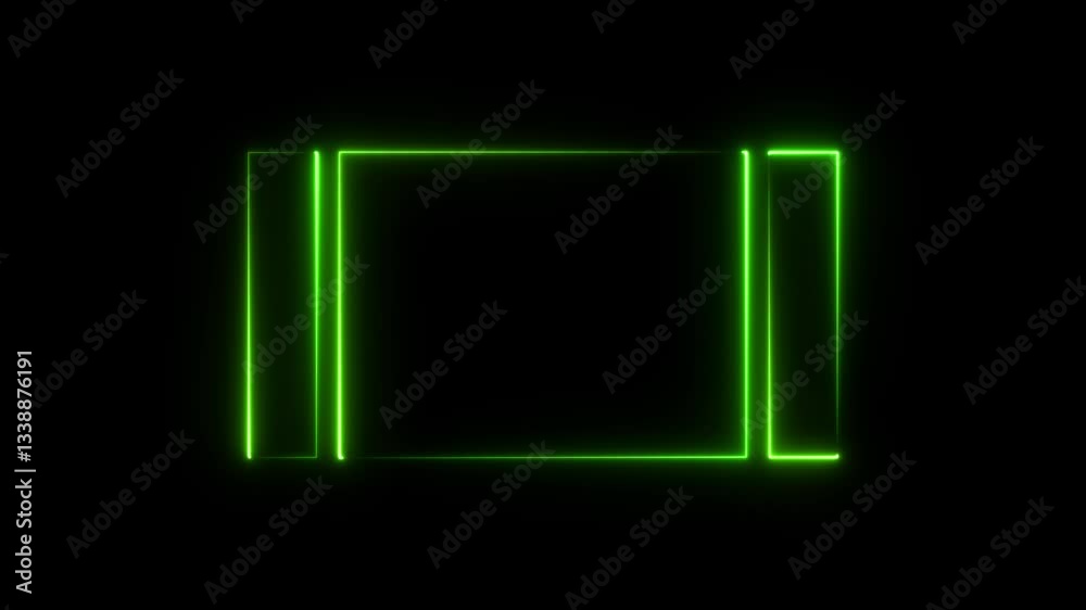 Light frame abstract. Glow effect. Glowing .Glowing neon light loading abstract beautiful abstract beautiful abstract beautiful .black background
