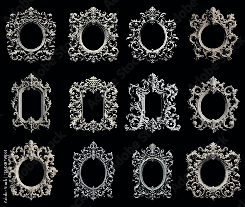 Luxury Ornate Vintage Mirror Frames Collection