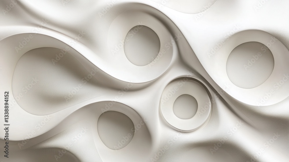 Abstract White Swirling Background Texture. Abstract White Swirling Background Texture.