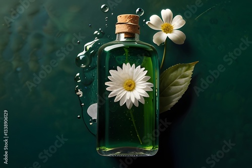 Spa still life with water lily  a serenity pool - generative ai
