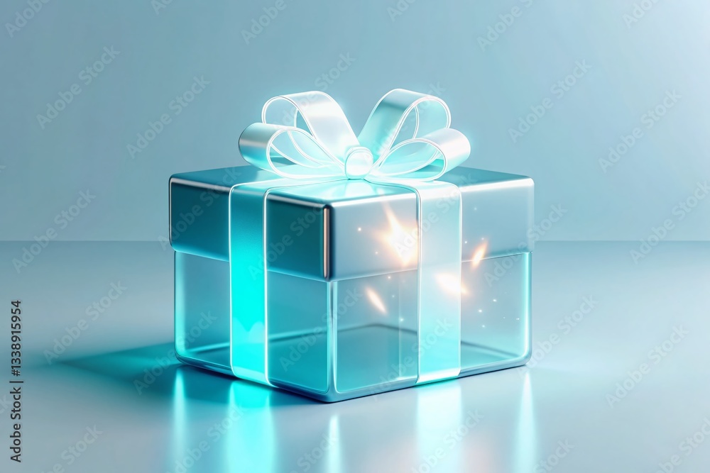 Obraz premium Minimalist Gift Voucher Pop-Up: Online Shopping Discount Offer