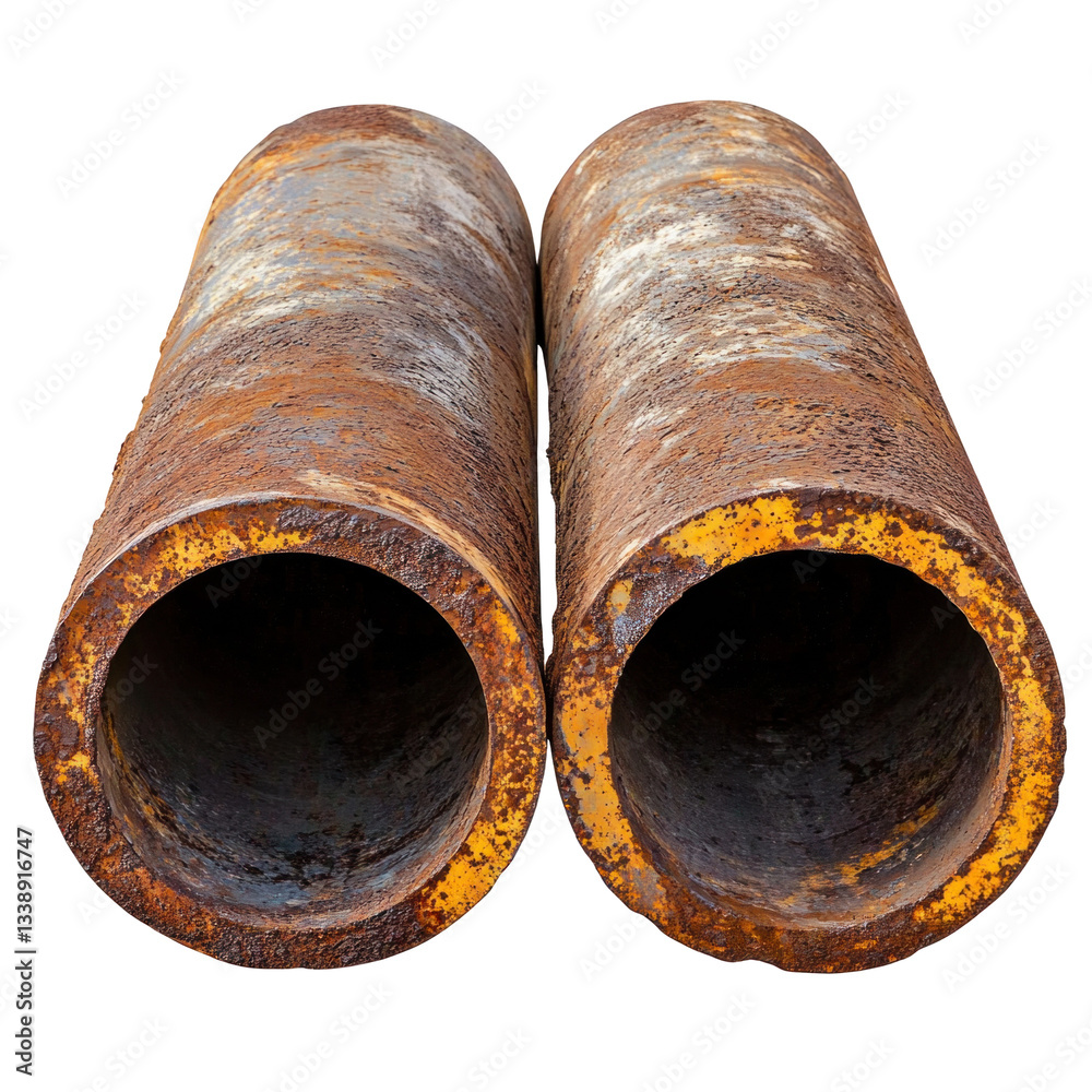 old rusty metal pipe old rusty metal pipe