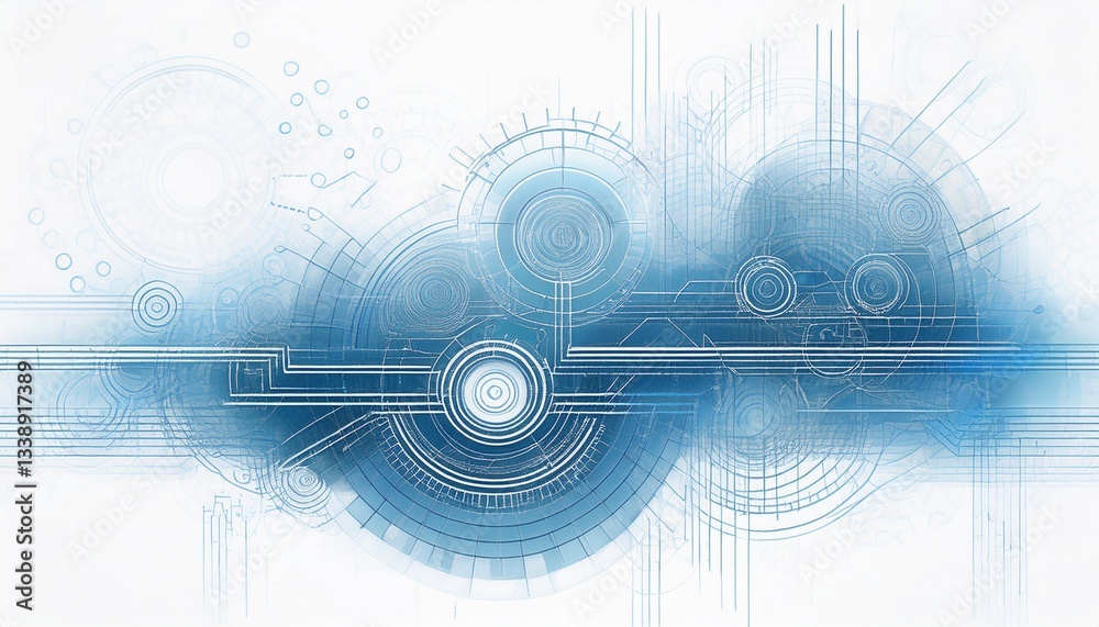 Obraz premium abstract technology background