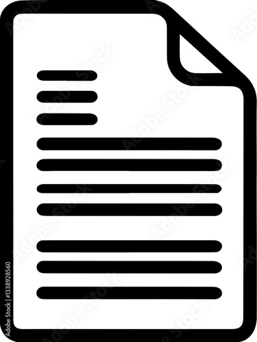 document icon vector illustration