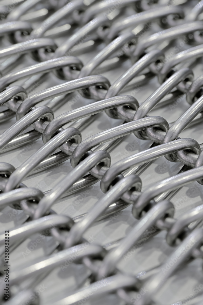 Conveyor belt made of steel mesh