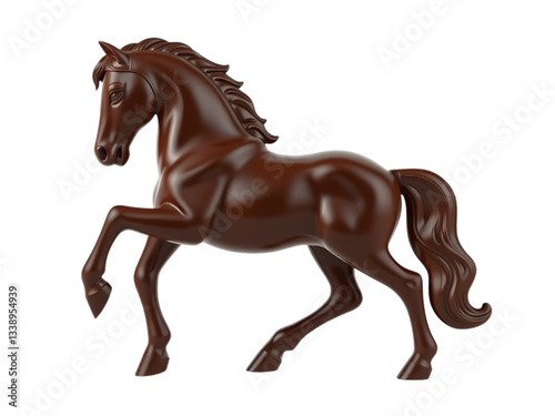 Chocolate Stallion Sculpture
