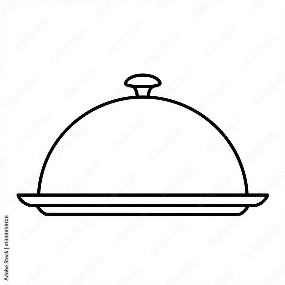 Obraz premium kitchen cap sketch 