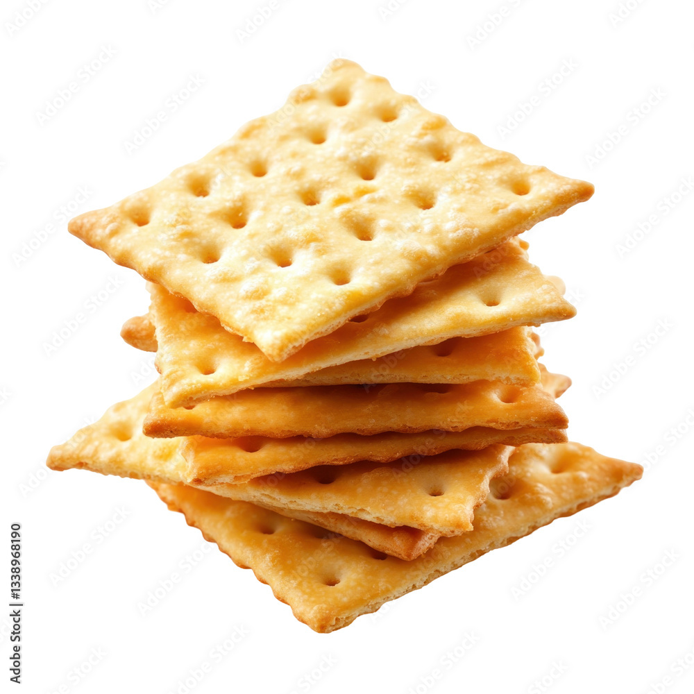 crackers isolated on white crackers isolated on white