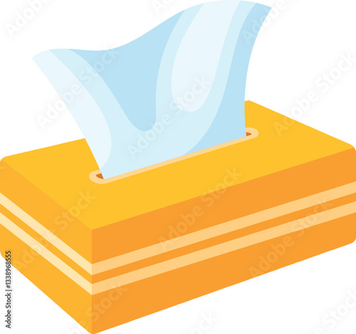 Napkins pack hygienic accessory vector illustration