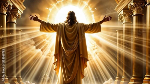 Jesus Christ in Celestial Sanctuary pleading for us 4K