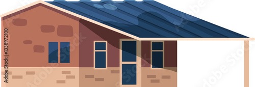 Farm house agriculture vector illustration