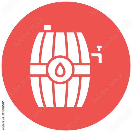 Barrel with Tap Icon