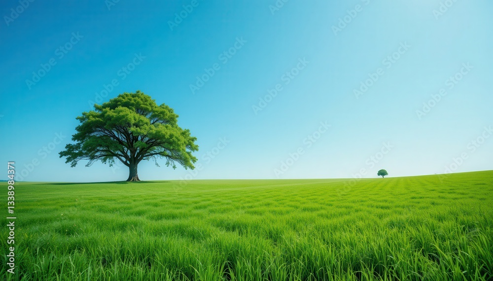 Serene nature scene open field landscape photography bright day wide view tranquility Serene nature scene open field landscape photography bright day wide view tranquility