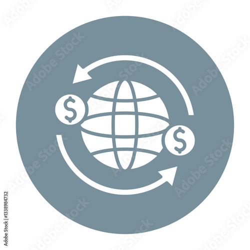 Global Cash Transfer Icon