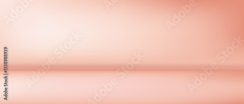 Abstract space studio pastel pink background, Room 3d gallery limbo backdrop, Vector illustration.