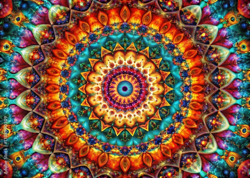Intricate Mandala Pattern, Abstract Macro Photography Backdrop Intricate Mandala Pattern, Abstract Macro Photography Backdrop