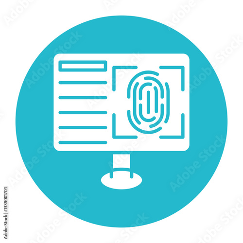 Biometric Data Icon