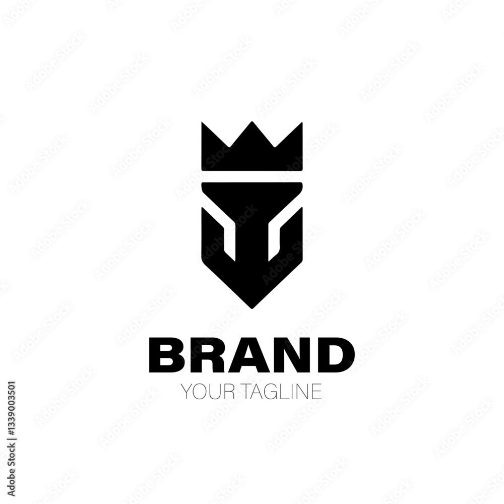 Fototapeta premium King Logo. King Logo Design. King Logo Brand. King Logo Vector Design Isolated on White Background