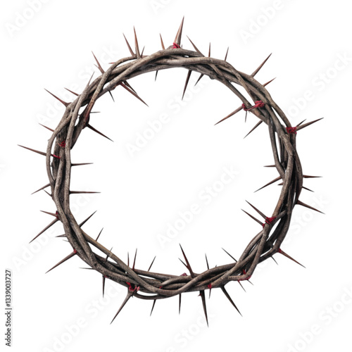 Crown of Thorns: Jesus, Crucifixion, Lent on transparent background