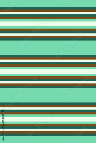 C0s vertical stripe texture, tribal vector fabric background. Tanvas lines pattern seamless textile in teal and orange colors.