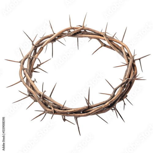 Crown of Thorns: Image on transparent background