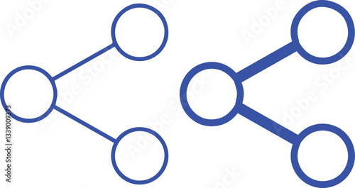 Share icons set. Share vector icon. Social media flat icon. Vector.