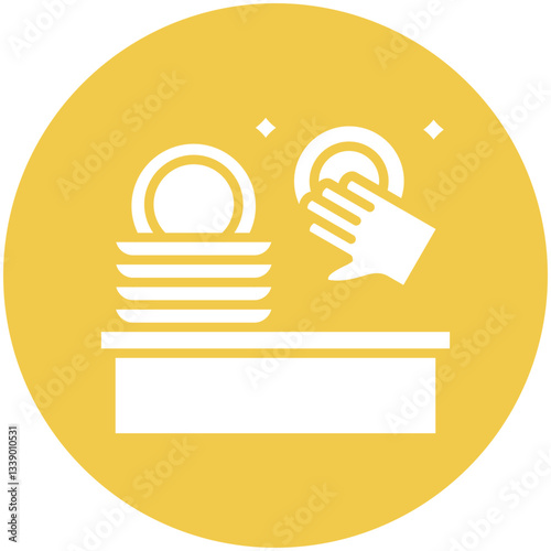 Wash Dishes Icon