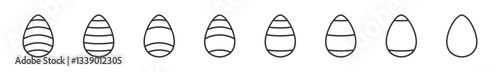easter eggs icon, egg, decoration, celebration, chicken egg,Symbol Perfect Design Simple Set For Using In Web Site Logo App UI Infographics Report, Vector Illustration