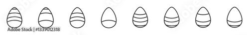 easter eggs icon, egg, decoration, celebration, chicken egg,Symbol Perfect Design Simple Set For Using In Web Site Logo App UI Infographics Report, Vector Illustration