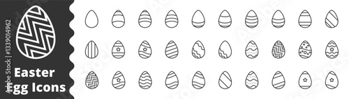 easter eggs icon, egg, decoration, celebration, chicken egg,Symbol Perfect Design Simple Set For Using In Web Site Logo App UI Infographics Report, Vector Illustration