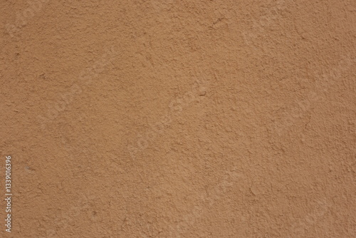 Soil wall texture of clay house structure. Mud background. 