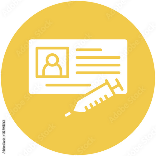 Vaccination Certificate Icon