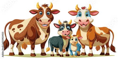 funny cow cartoon