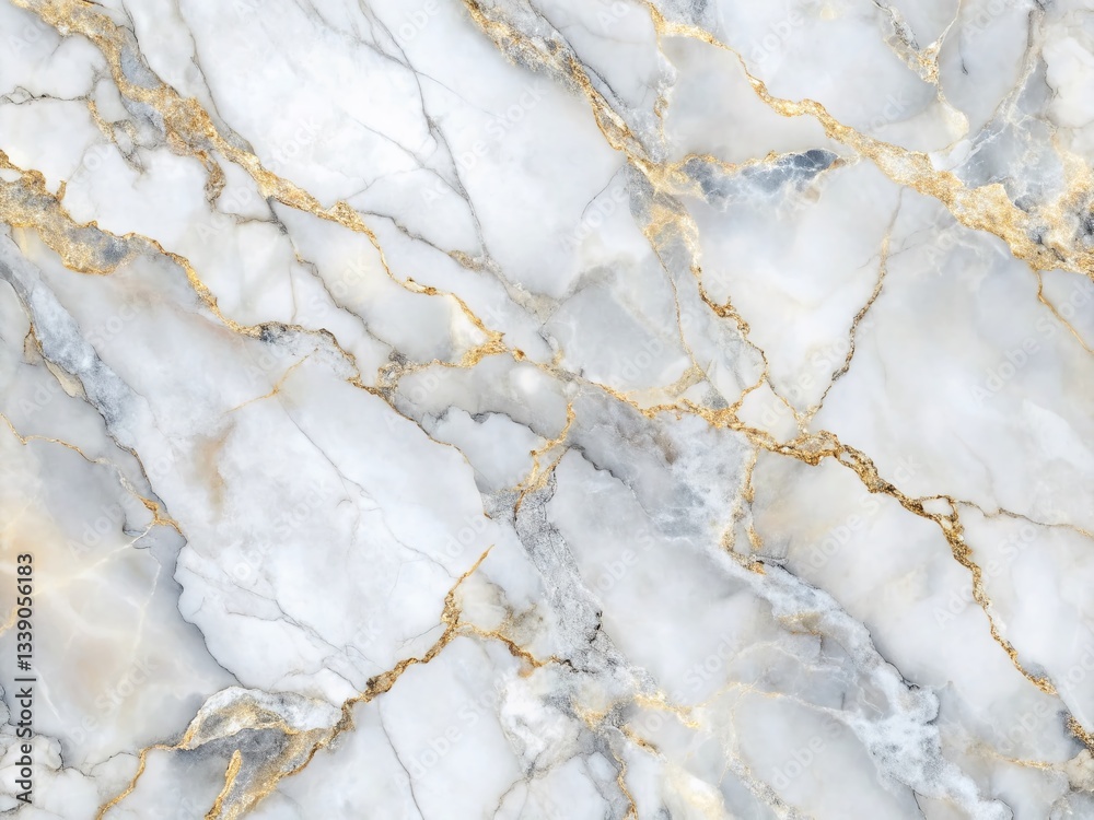 Elegant Gray and White Marble Texture Panoramic Background - Realistic Stone Veining Pattern Elegant Gray and White Marble Texture Panoramic Background - Realistic Stone Veining Pattern