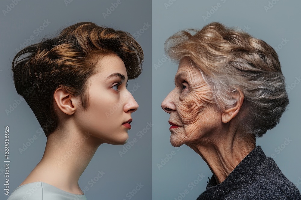 Aging and Youth: A Timeless Portrait
