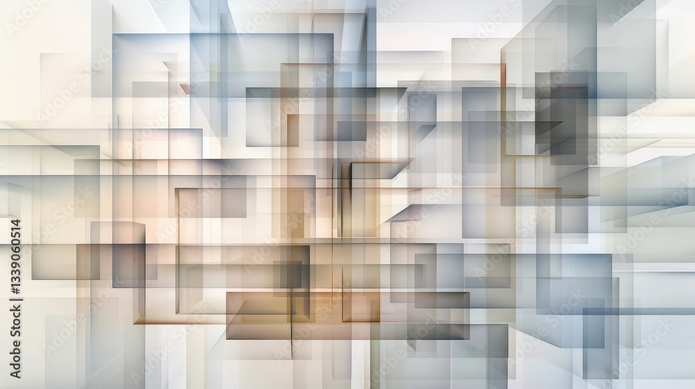 Abstract Architectural Geometric Design