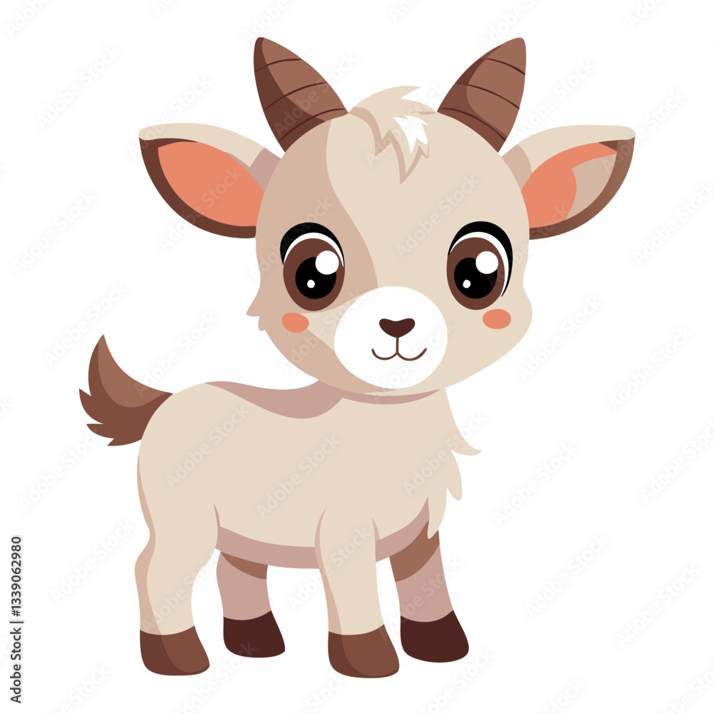 vector illustration of a cartoon deer vector illustration of a cartoon deer