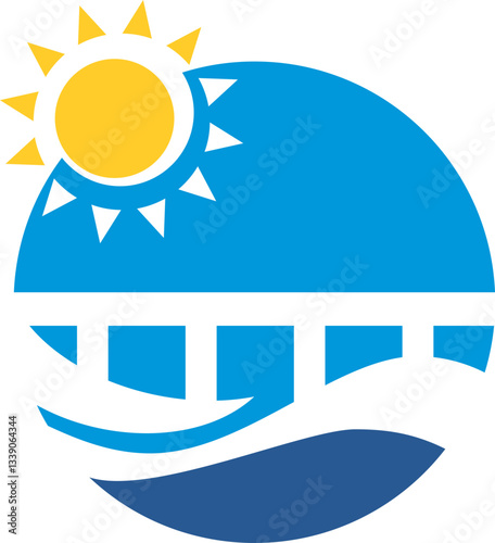 sun and cloud