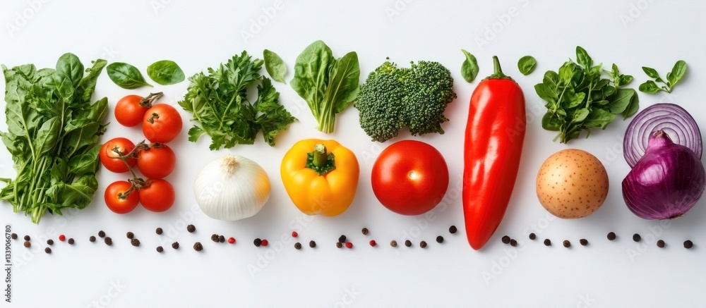 Vibrant Vegetables: A Colorful Array of Fresh Produce Vibrant Vegetables: A Colorful Array of Fresh Produce