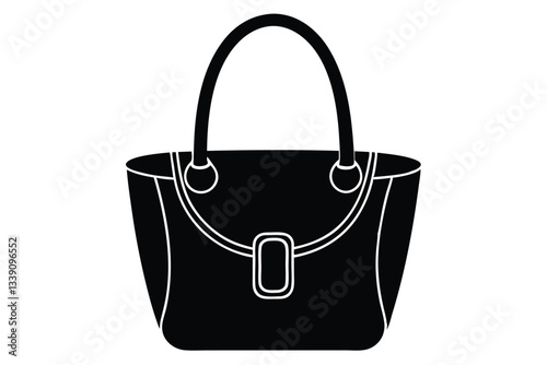 black shopping bag