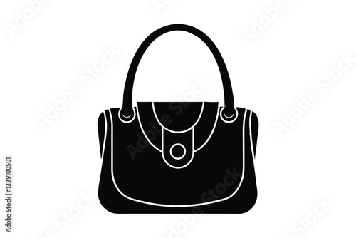 female bag isolated on white
